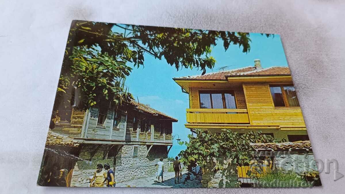 Пощенска картичка Несебър Старият град 1988