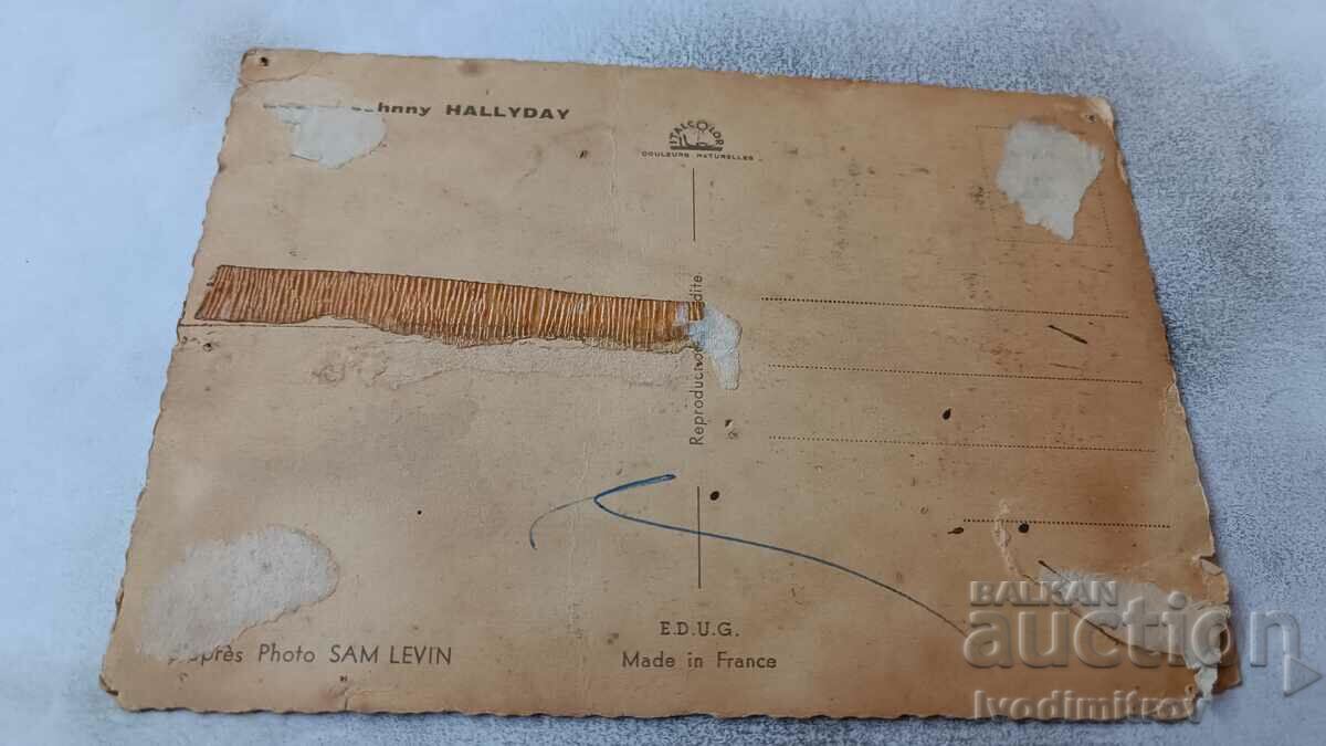 Johnny Hallyday postcard with price 1.65 BGN | € 0.84 Johnny Hallyday postcard with price 1.65 BGN | € 0.84