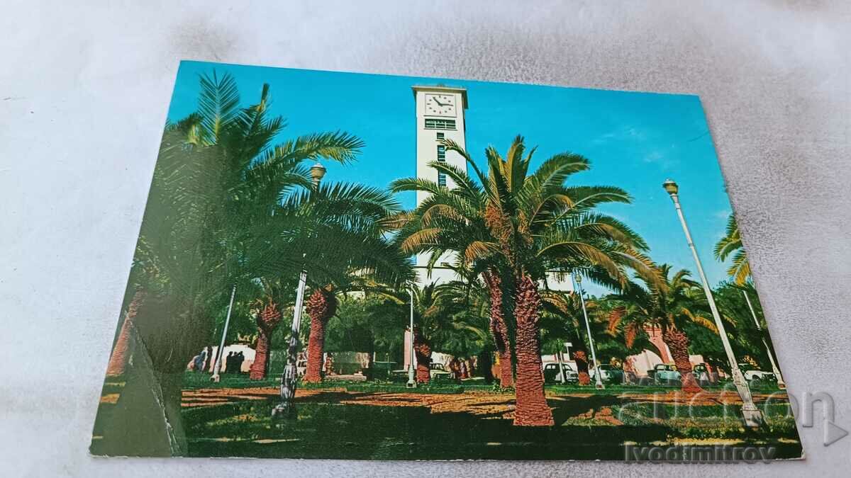 Καρτ ποστάλ Oujda Vue de la Place de la Ville 1974