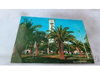 Postcard Oujda Vue de la Place de la Ville 1974