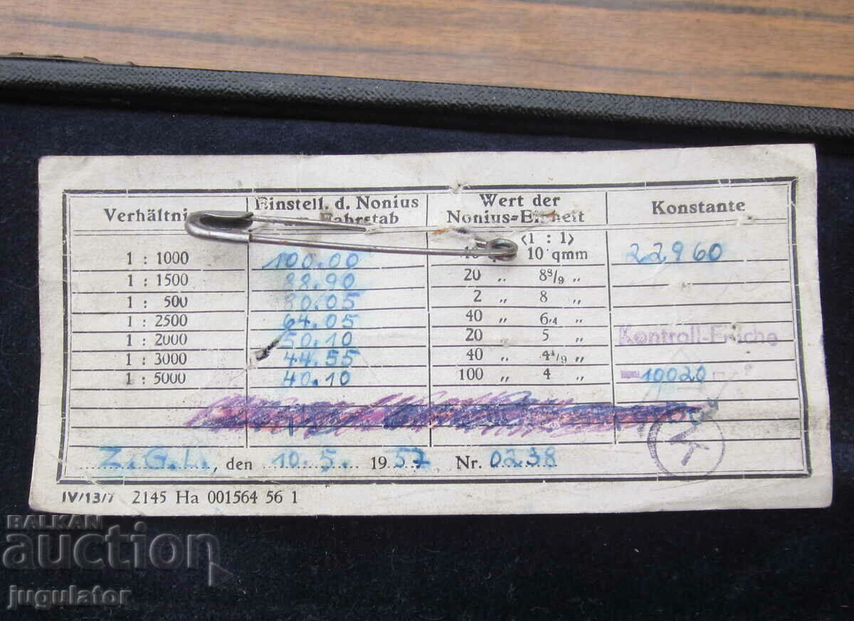 old German mechanical measuring device planimeter - 6 old German mechanical measuring device planimeter - 6