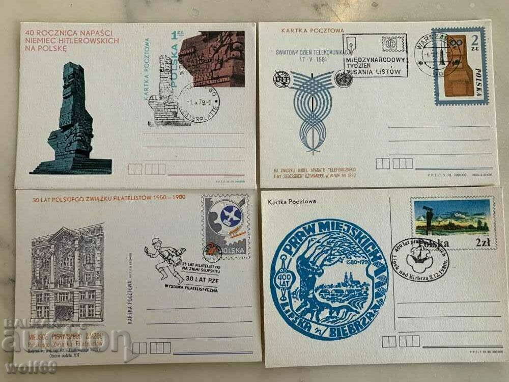 First day cards-Poland-Lot-1 First day cards-Poland-Lot-1