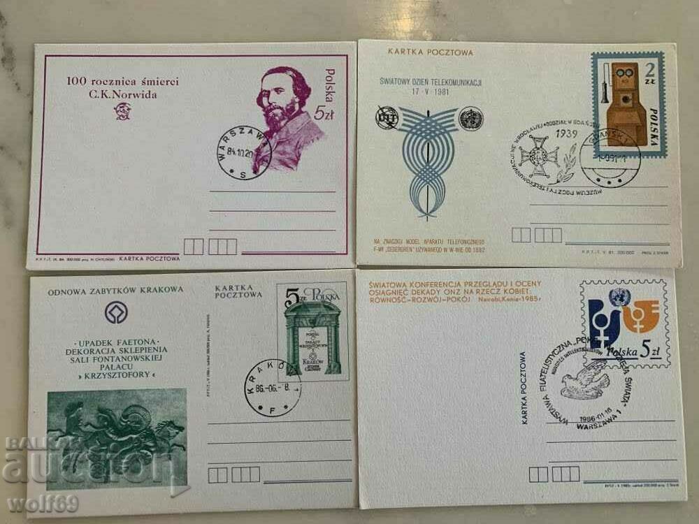 First day cards-Poland-Lot-3 First day cards-Poland-Lot-3