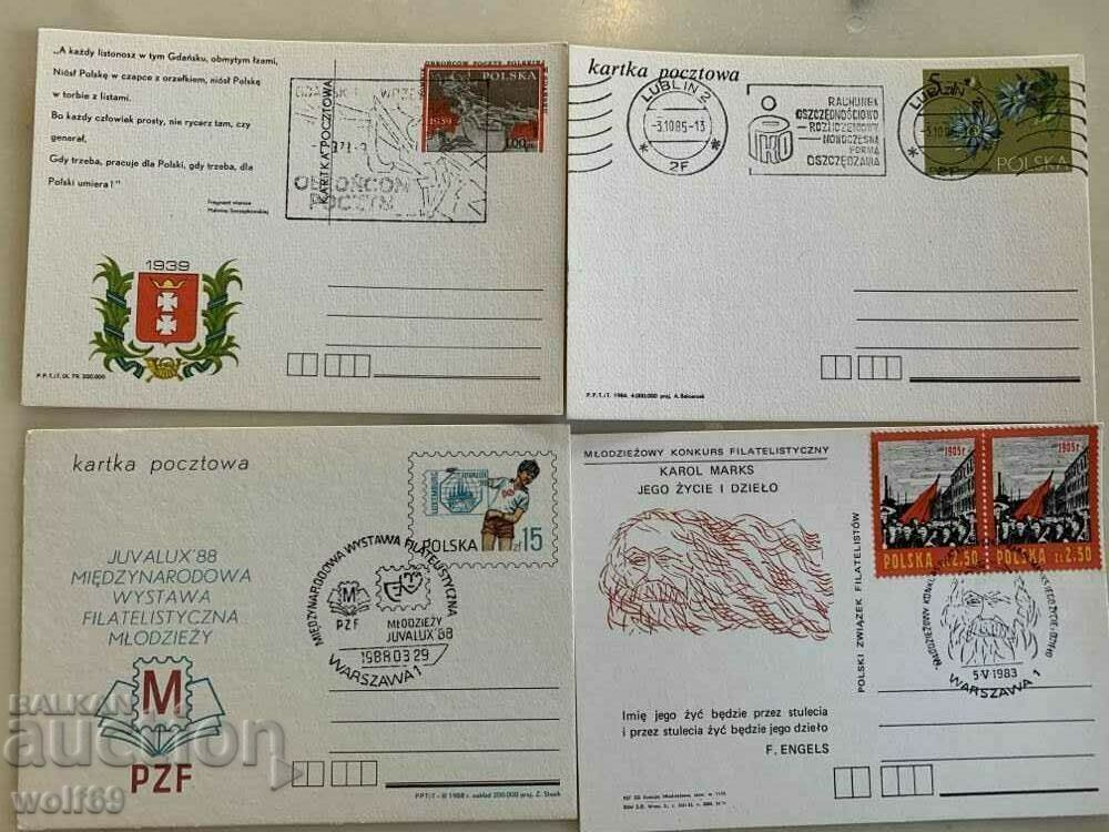 First day cards-Poland-Lot-8 First day cards-Poland-Lot-8