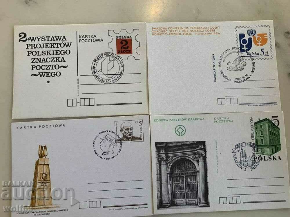 First day cards-Poland-Lot-11 First day cards-Poland-Lot-11
