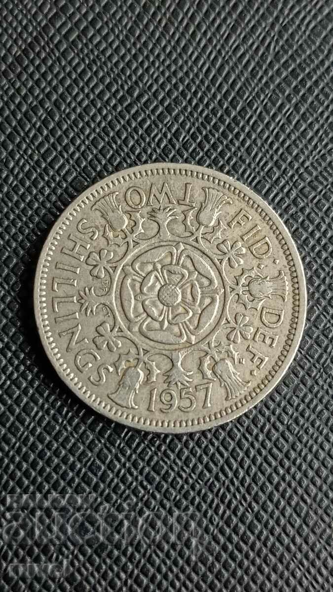 Great Britain 2 shillings 1957
