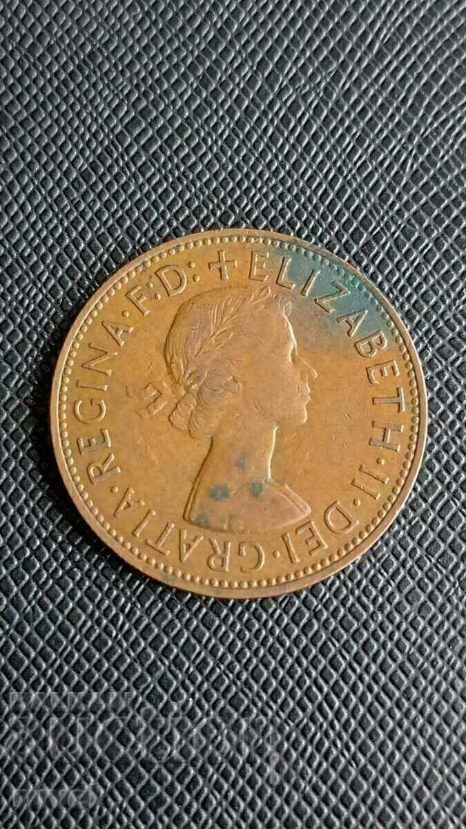 Marea Britanie 1 penny, 1963 cu preț € 0.40 | 0.78 BGN