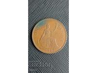 Marea Britanie 1 penny, 1963