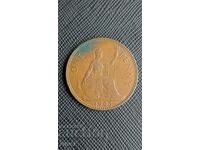 Great Britain 1 penny, 1963