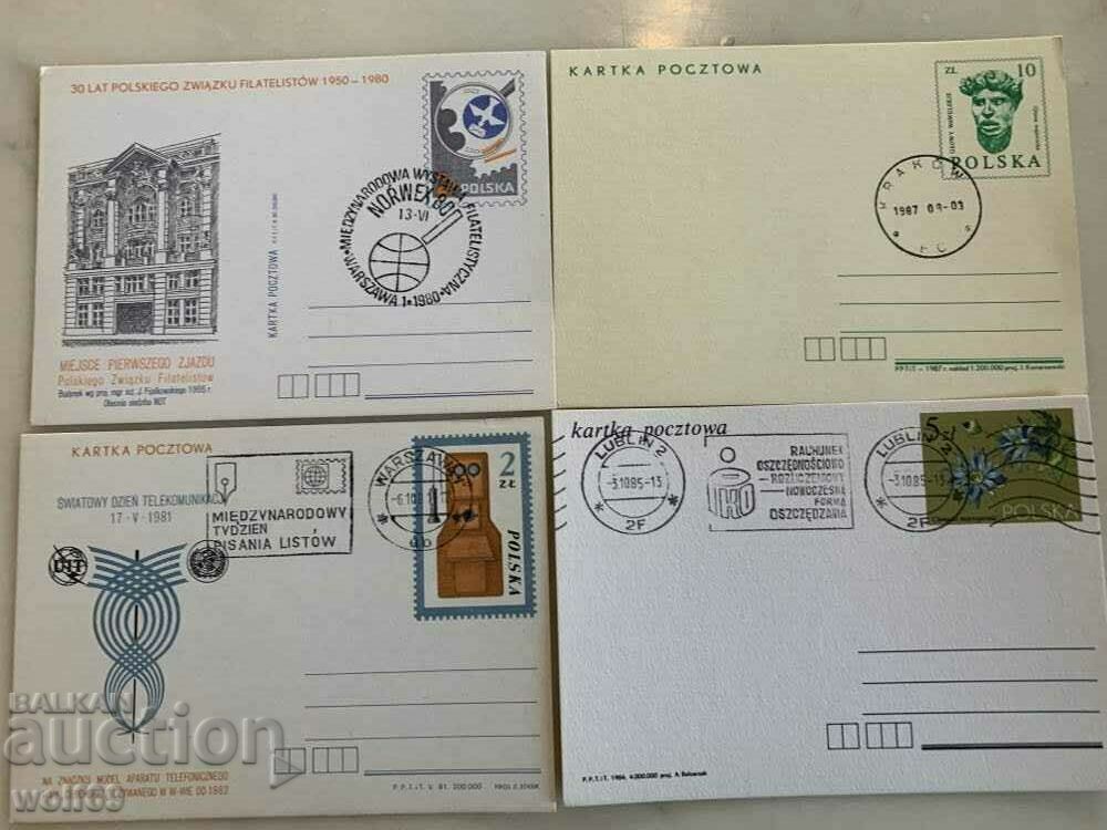 First day cards-Poland-Lot-16 First day cards-Poland-Lot-16