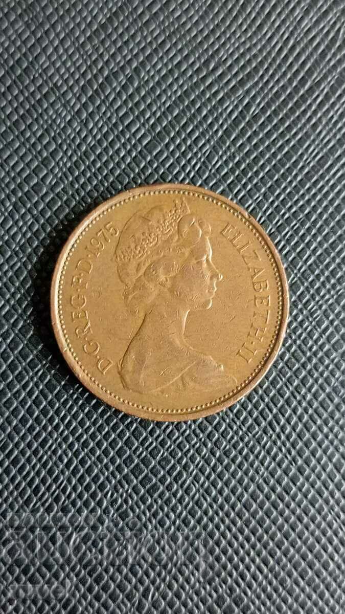 Great Britain 2 pence 1975 with price 1.00 BGN | € 0.51 Great Britain 2 pence 1975 with price 1.00 BGN | € 0.51