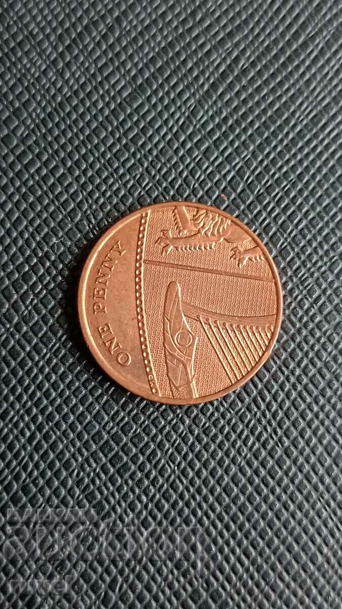 Great Britain 1 penny, 2010