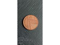 Marea Britanie 1 penny, 2010