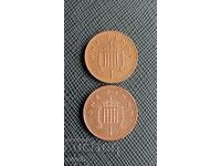 Marea Britanie 1 penny, diverși ani