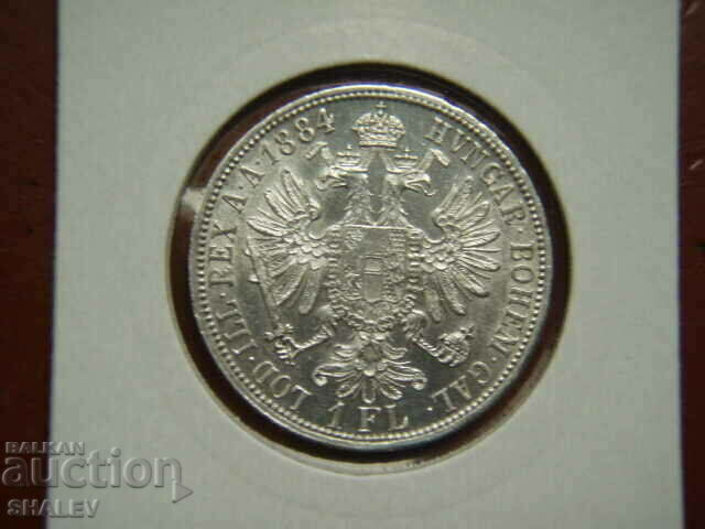 Παράδοση 1 Florin 1884 Austria (1 florin Austria) /προαγωγή/ - AU/Unc Παράδοση 1 Florin 1884 Austria (1 florin Austria) /προαγωγή/ - AU/Unc