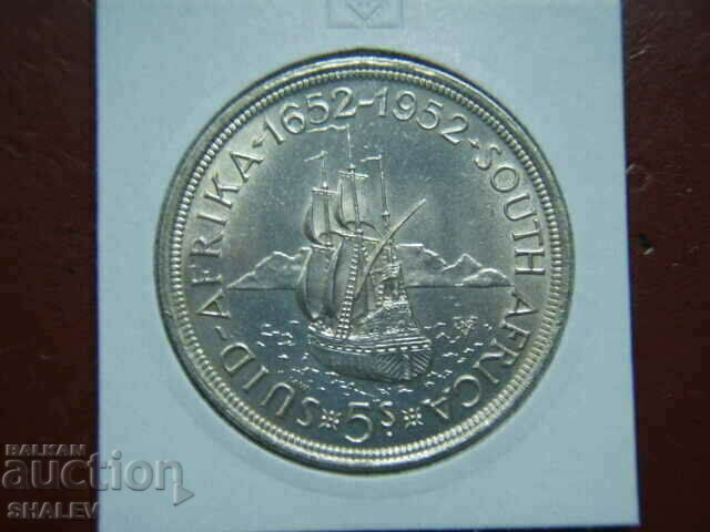 5 Shilling 1952 South Africa - AU/Unc with price 69.89 BGN | € 35.73