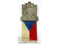 Юнашки събор-Соколски игри-Чехия-1938г-Рядък знак-Участник