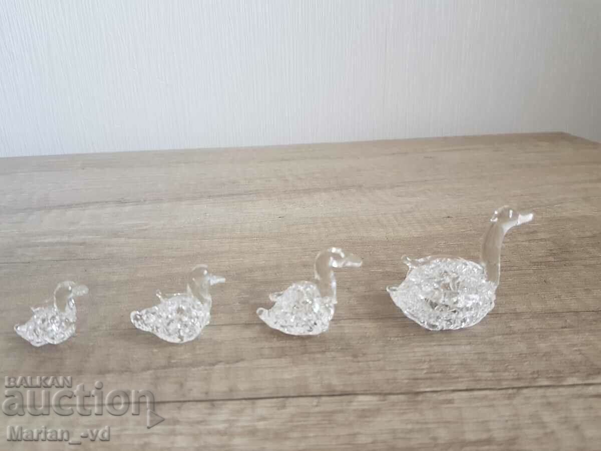 Little glass swans