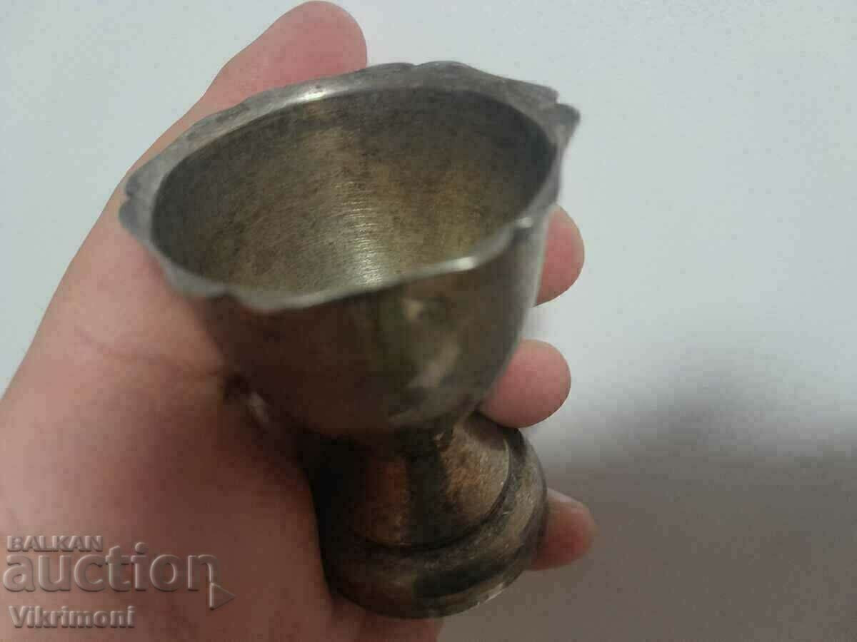 Delivery of Old envelope, for eggs, Art Deco, silver-plated, Delivery of Old envelope, for eggs, Art Deco, silver-plated,