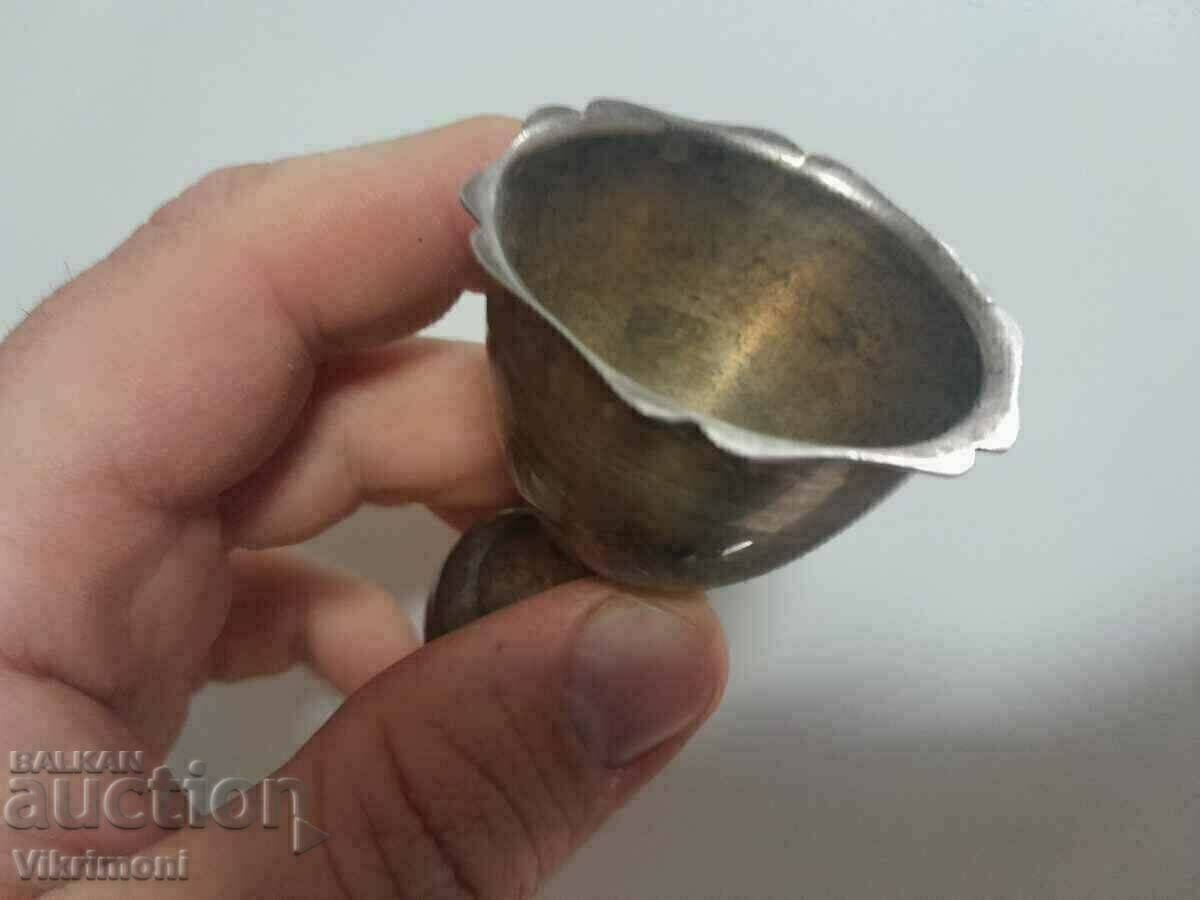 Old envelope, for eggs, Art Deco, silver-plated, Old envelope, for eggs, Art Deco, silver-plated,