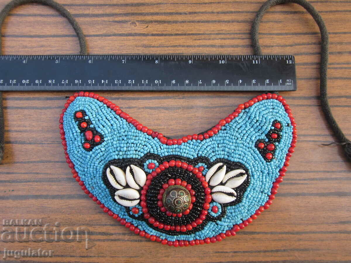 folk bead jewelry embroidered with glass beads - 5 folk bead jewelry embroidered with glass beads - 5