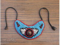 folk bead jewelry embroidered with glass beads