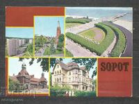 SOPOT - traveled Poland Post card - A 1685