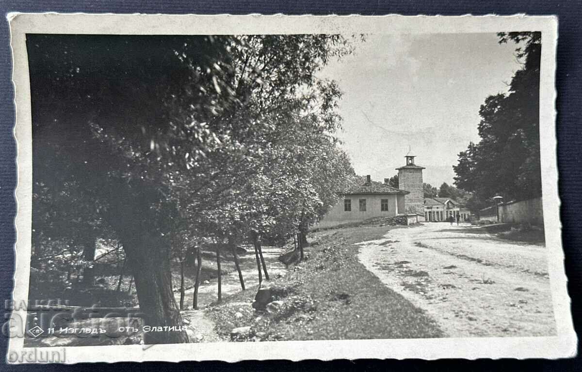 3933 Царство България изглед Град Златица 1937г.