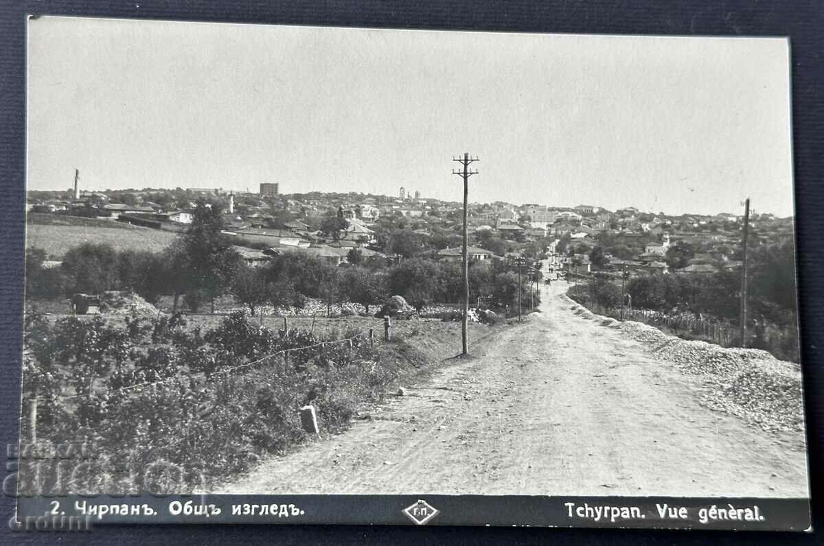 3342 Царство България Чирпан общ изглед 1929г. Пасков