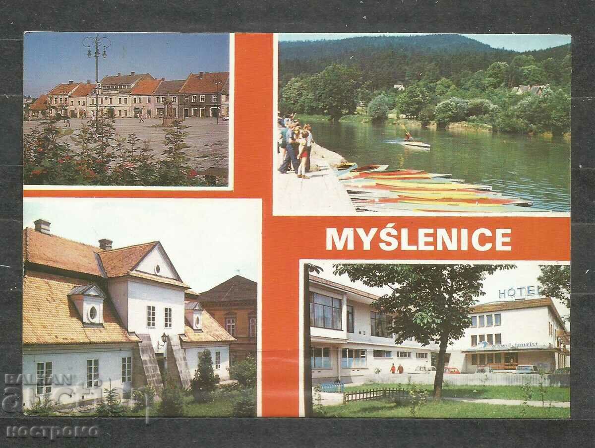 MYSLENICE - Poland Post card - A 1686