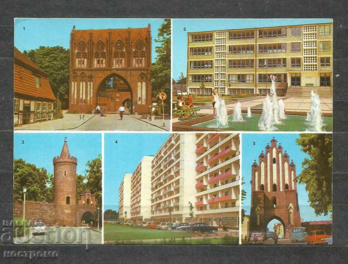 Neubrandenburg - traveled DDR Post card - A 1693