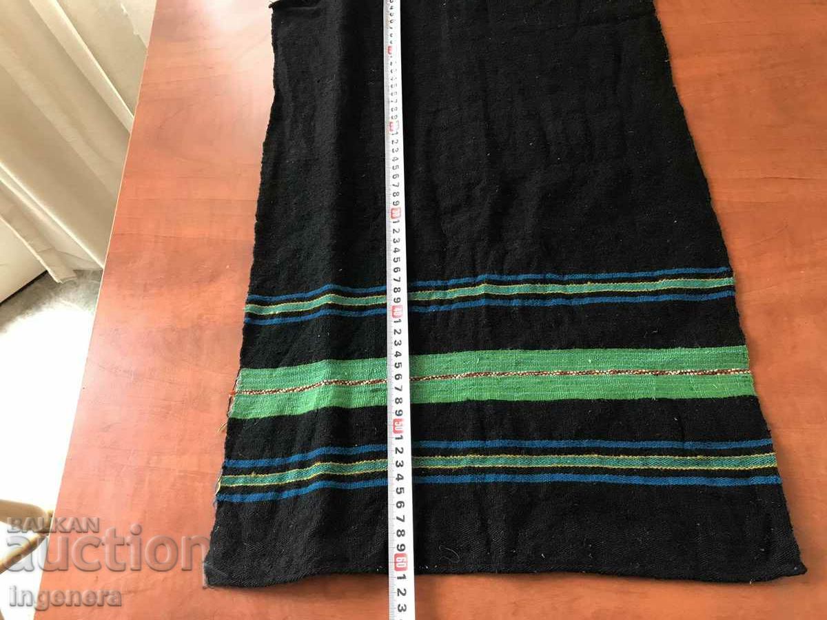 Delivery of ANTIQUE ETHNIC WOVEN WOOL APRON Delivery of ANTIQUE ETHNIC WOVEN WOOL APRON