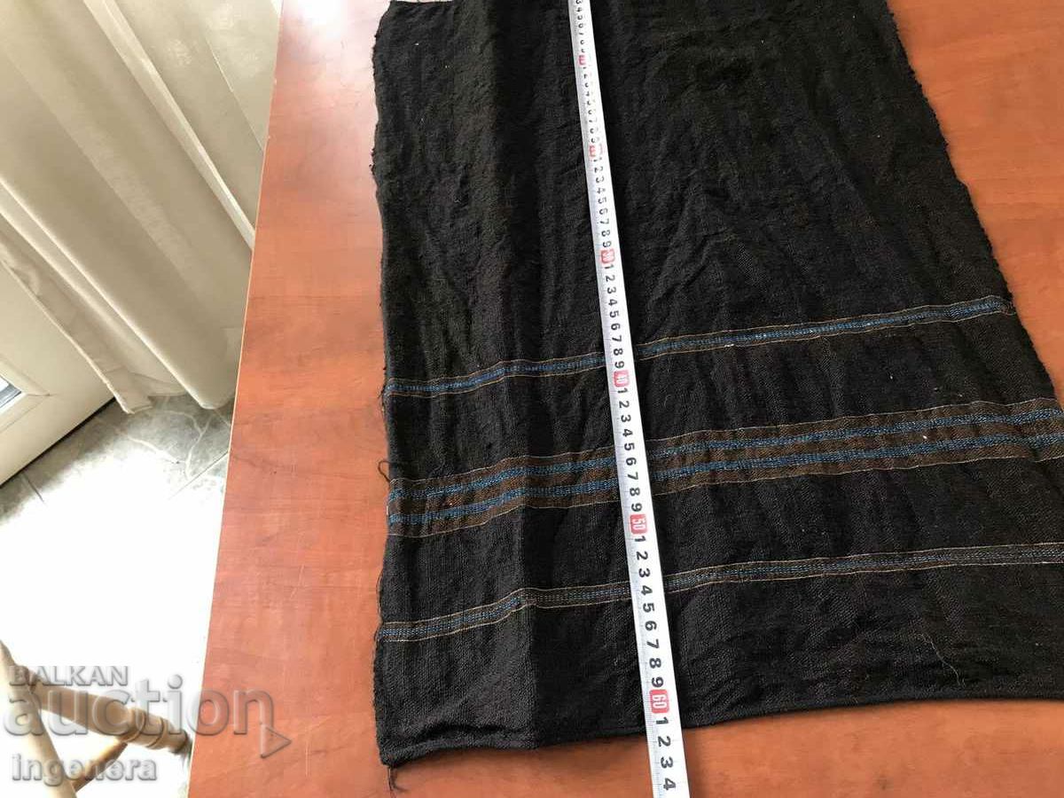 Delivery of ANTIQUE ETHNIC WOVEN WOOL APRON