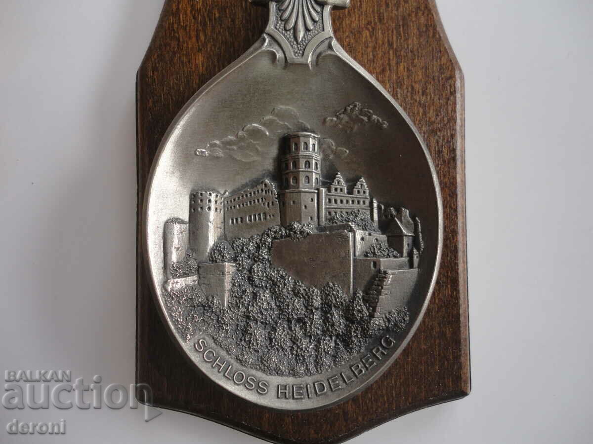 Delivery of WMF engraved pewter spoon certificate box Delivery of WMF engraved pewter spoon certificate box