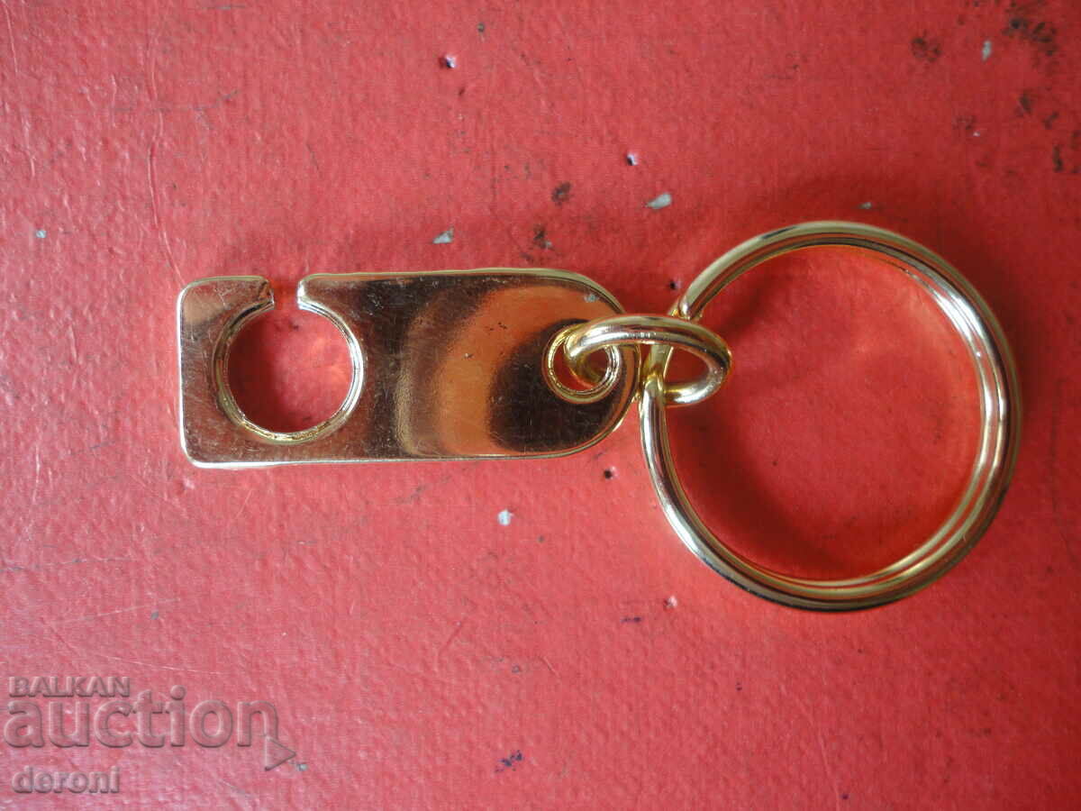 Auction Gold plated car key ring Auction Gold plated car key ring