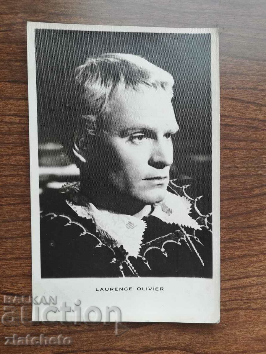 Παλιά κάρτα καλλιτέχνη - Laurence Olivier