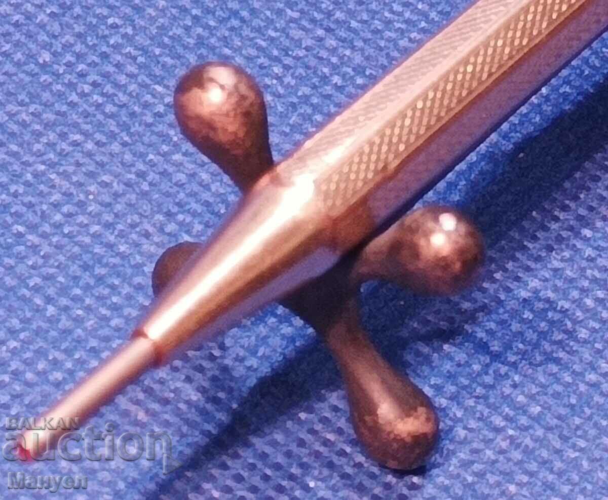 Old Art Deco four-color gilt pencil. - 6 Old Art Deco four-color gilt pencil. - 6