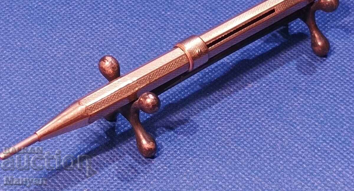 Old Art Deco four-color gilt pencil. - 7 Old Art Deco four-color gilt pencil. - 7