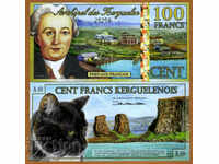 Остров Кергелен, 100 франка, 2012,- UNC