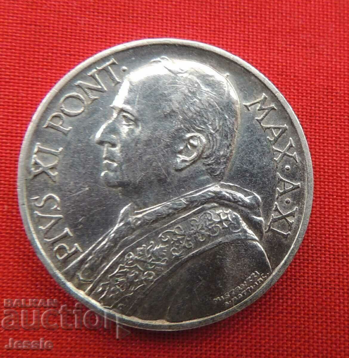5 Lira 1932 Vatican Silver QUALITY with price 38.50 BGN | € 19.68