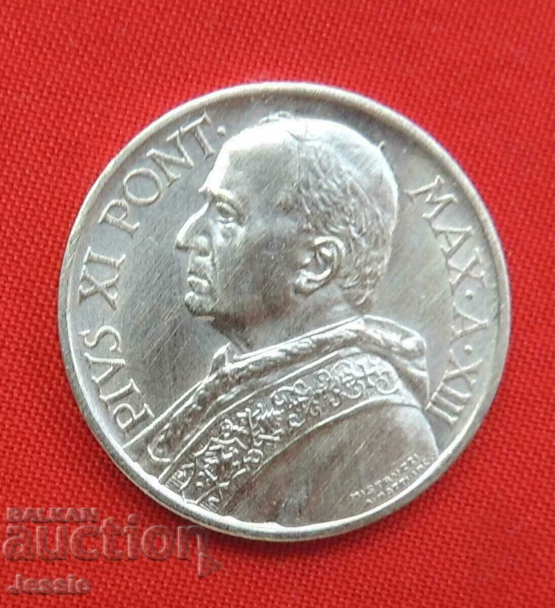 5 Lira 1934 Vatican Silver QUALITY with price 41.50 BGN | € 21.22 5 Lira 1934 Vatican Silver QUALITY with price 41.50 BGN | € 21.22
