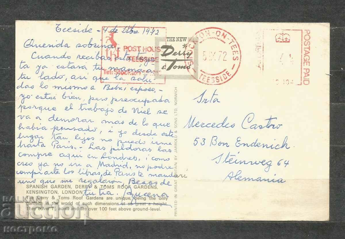 traveled GB Post card - A 1698 with price 1.00 BGN | € 0.51 traveled GB Post card - A 1698 with price 1.00 BGN | € 0.51