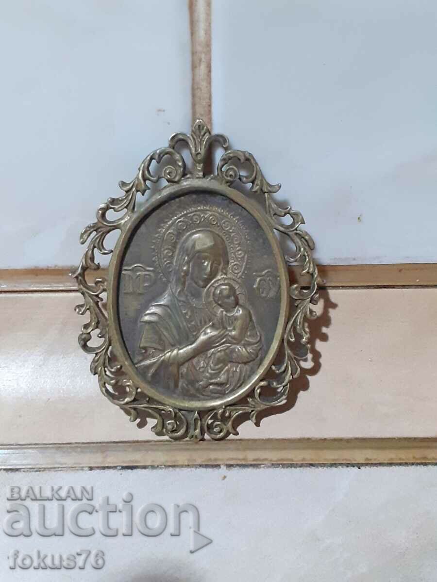 Παναγία η Παναγία μετάλλιο εικόνα θρησκεία ορείχαλκος με τιμή 39.00 BGN | € 19.94 Παναγία η Παναγία μετάλλιο εικόνα θρησκεία ορείχαλκος με τιμή 39.00 BGN | € 19.94