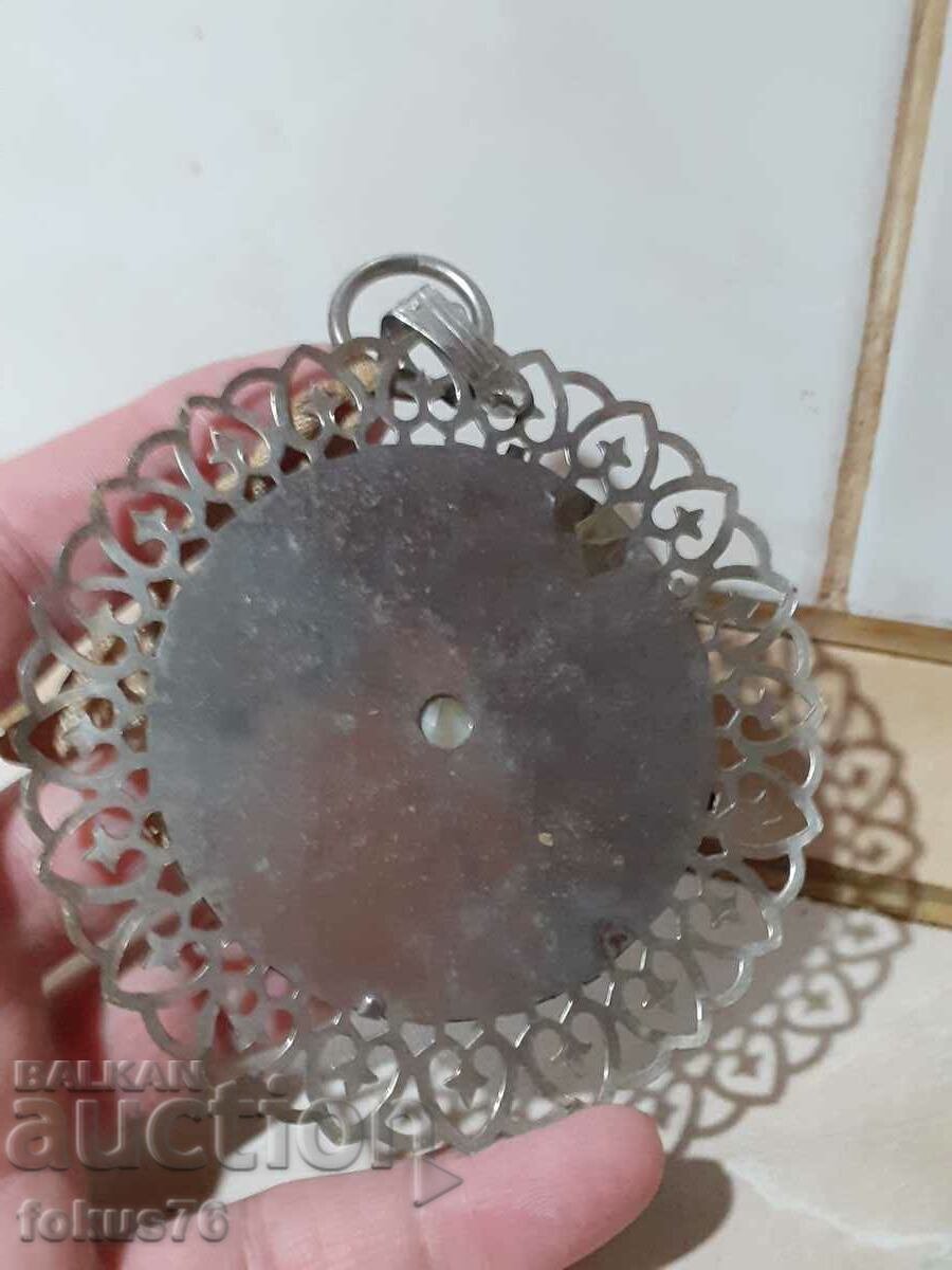 Panagia Fecioara medalion icoana religie metal - 5