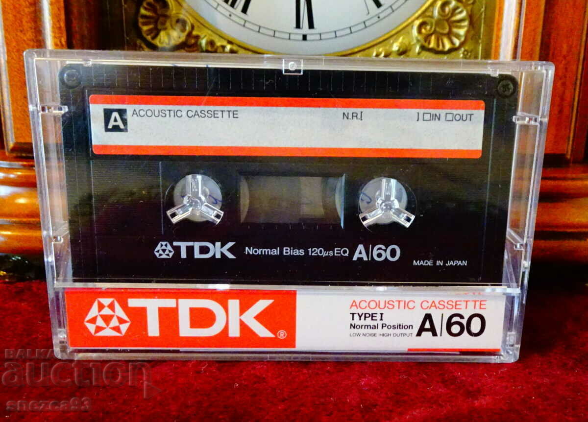TDK A60 Audio Cassette with Yngwie Malmsteen.