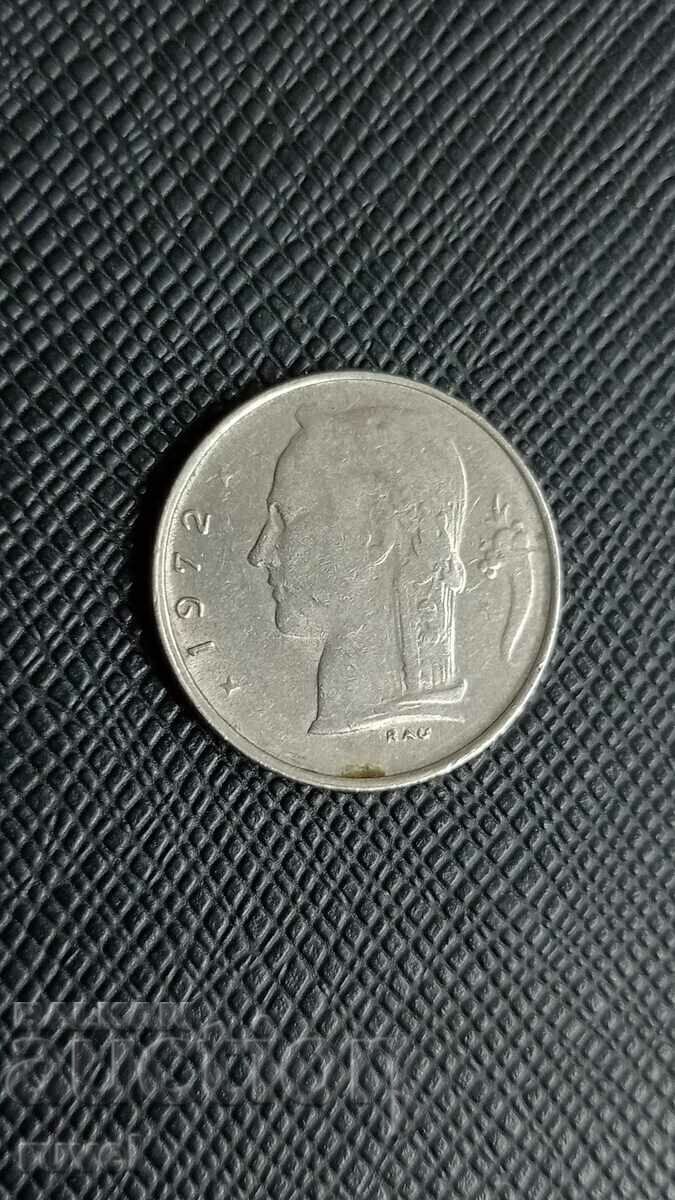 Belgium 1 Franc, 1972 with price € 0.25 | 0.49 BGN