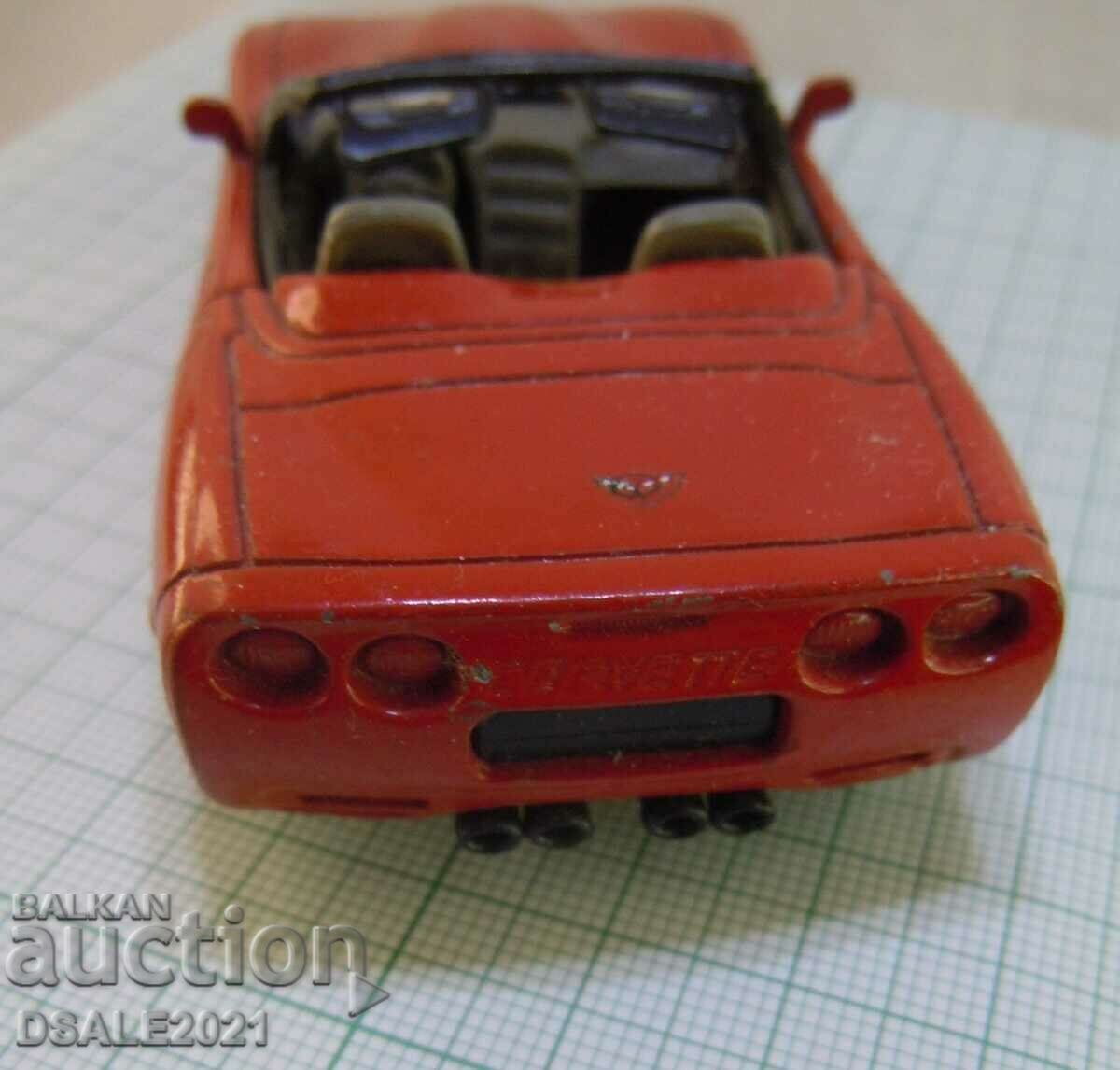 Delivery of BURAGO toy Metal Trolley Model CHEVROLET CORVETTE 1/43