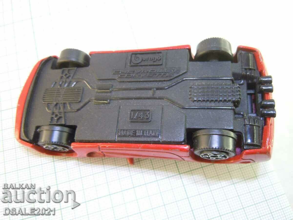 BURAGO toy Metal Trolley Model CHEVROLET CORVETTE 1/43 - 5