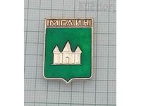 MGLIN COAT OF ARMS OF THE CITY OF RUSSIA BADGE