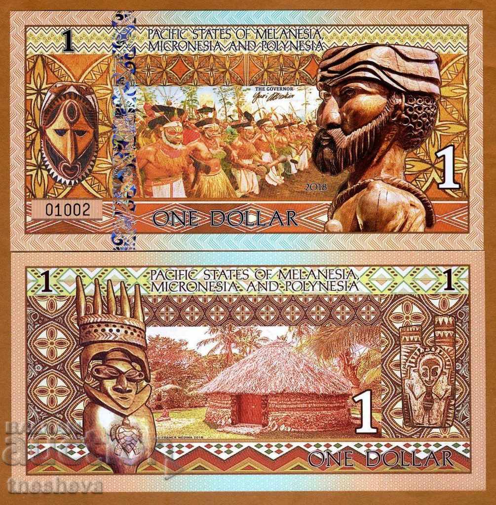 SET, Pacific States of MMP, $1-5-10-20, 2018 UNC - 6 SET, Pacific States of MMP, $1-5-10-20, 2018 UNC - 6